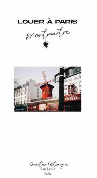 Villa Lepic, Luxury Flat In Montmartre With Private Terrasse-Appartement Entier Paris Luaran gambar